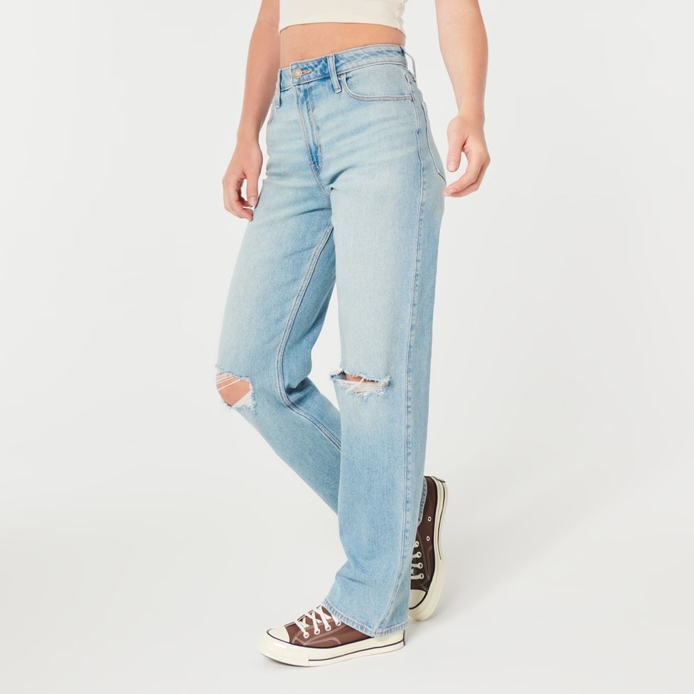 NWT Hollister High-Rise Dad Jeans